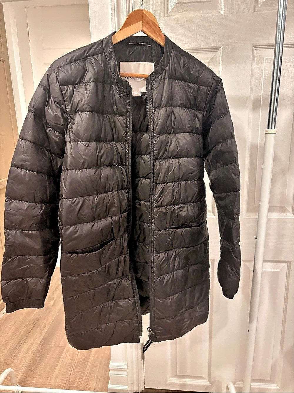Quartz Co. Quartz C2. Black Puffer Coat Size XS Like New